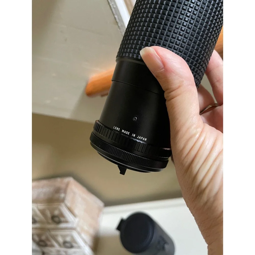 RMC Tokina 80-200mm Made in Japan Telephoto Zoom Lens for Pentax K with Case